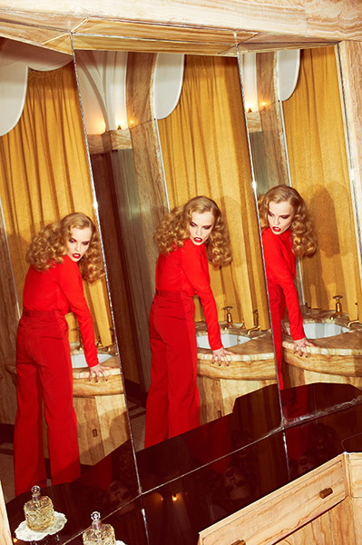 Fashion: Cocktail Hour: Top, £920, and trousers, £660, both by Celine, celine.com