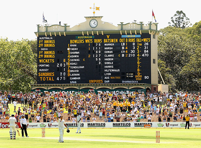 Ponting Career: Ponting's 41st ton of his career came with his 221 against India