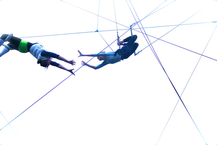 Your Pictures: Lift: A pop-up flying trapeze school in Regent’s Park this summer 