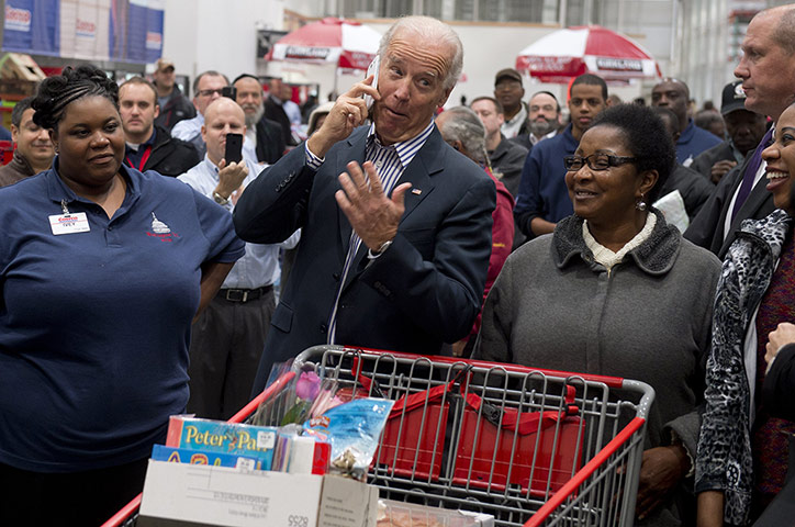 biden-at-costco: Joe Biden talks