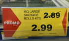 Daft deal on sausage rolls