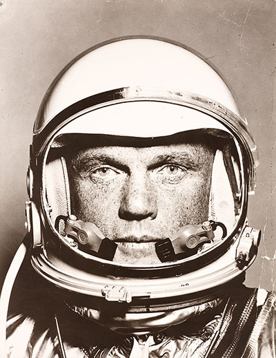 Space: John Glenn ready for his Friendship 7