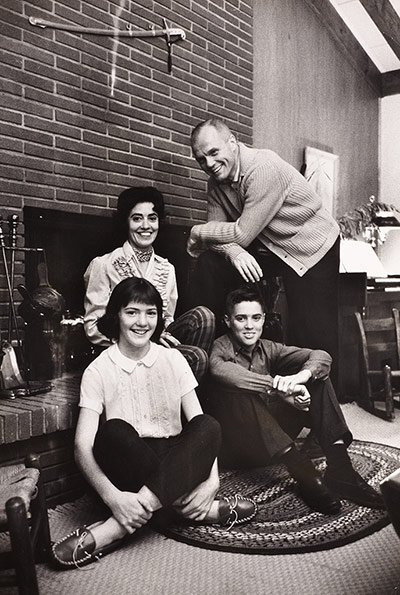 Space: John Glenn and family at home