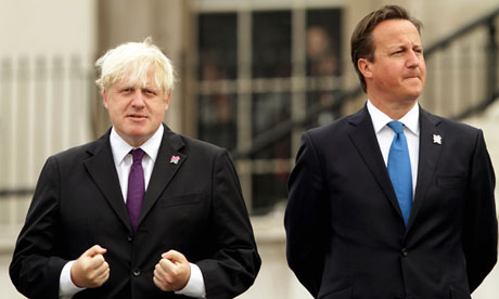 Boris Johnson and David Cameron