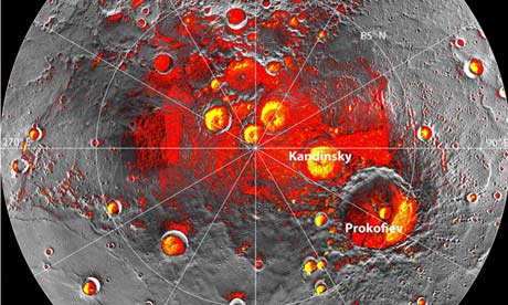 Mercury's north polar region