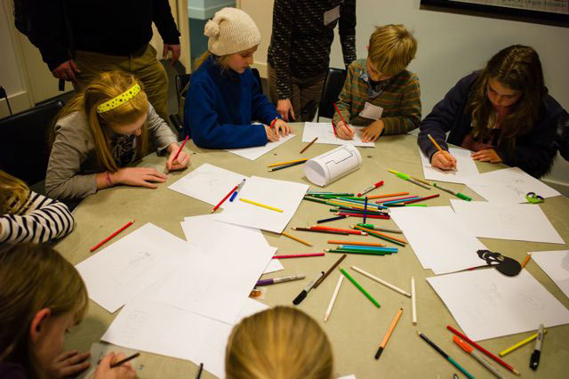 Education Centre - Big Draw shrink jewellery actvity