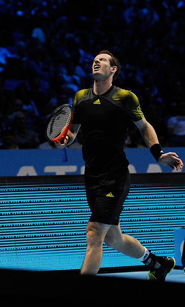 Murray v Berdych: Murray angry