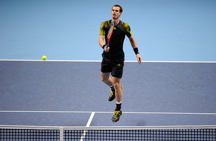 Murray v Berdych: Murray half-volley