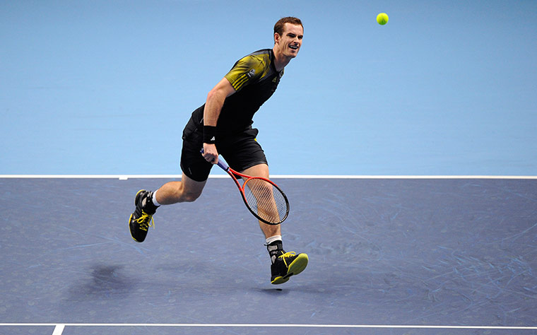 Murray v Berdych: Murray drop shot