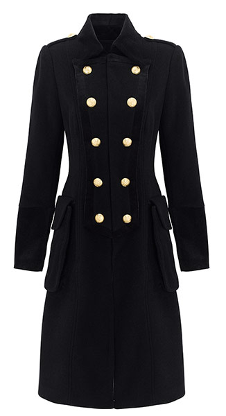 Winter Fashion: military coat