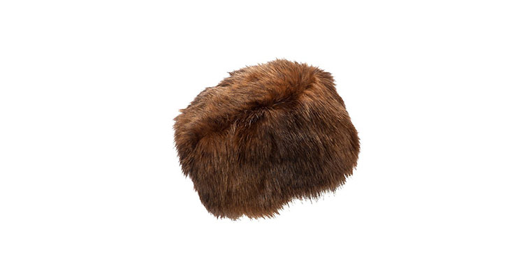 Winter Fashion: brown cossack hat