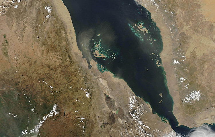 Satellite Eye on Earth: Dust Plumes off Eritrea