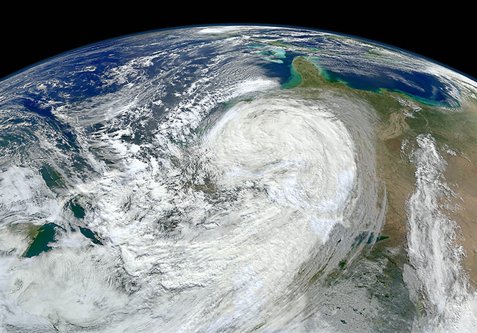 Satellite Eye on Earth: Sediment from Hurricane Sandy