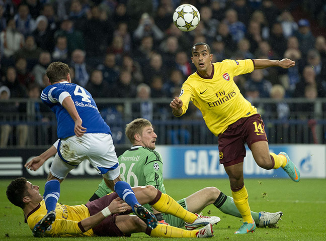 Tuesday CL action: Theo Walcott scores