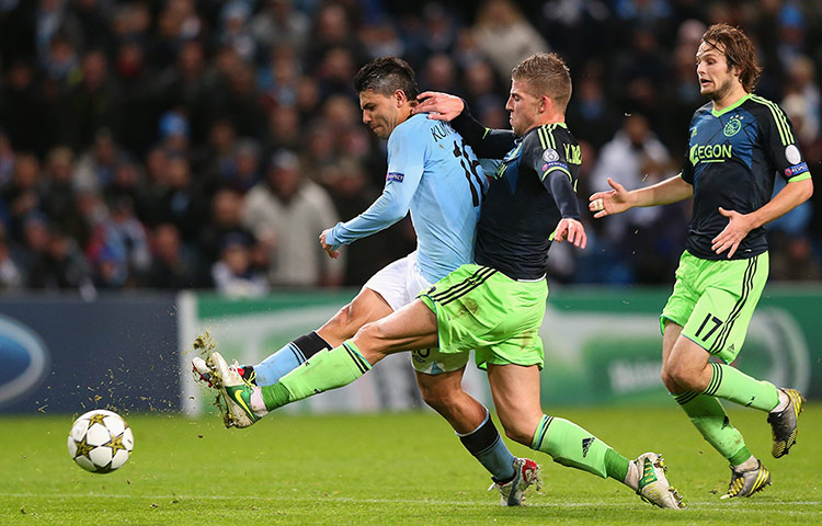 Tuesday CL action: Sergio Aguero scores