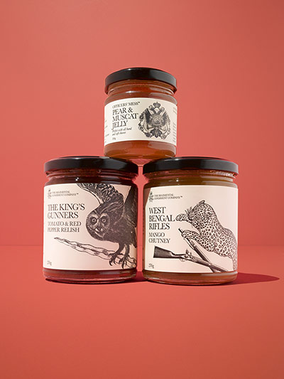 Gift guide under 10: Regimental Condiment Co. jars