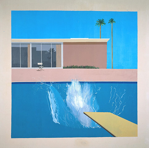 A Bigger Splash: A Bigger Splash 1967 by David Hockney