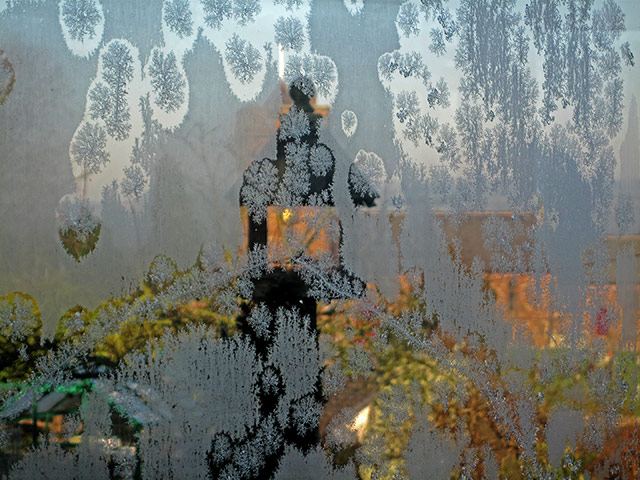 Your Pictures: Iced: Frost patterns on our window in January