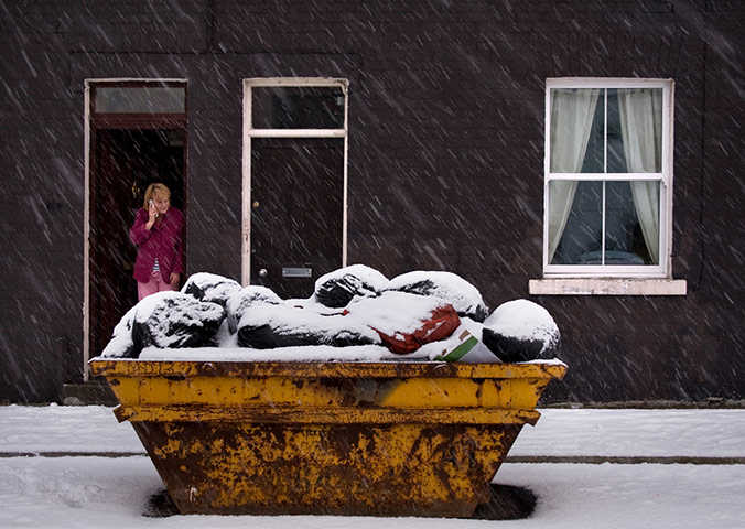Your Pictures: Iced: Iced skip, Dublin, 2010