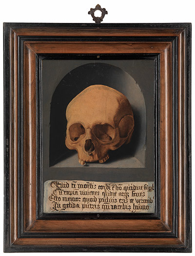 Death 2: A Skull in a Niche by Bathel Bruyn the elder
