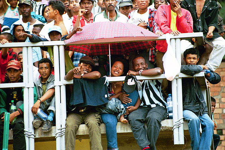 Joy of six stadiums: Fans wait for kick-off