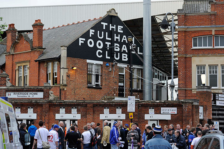 Joy of six stadiums: Outside Craven Cottage