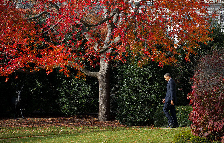 24 Hours: President Barack Obama departs the White House