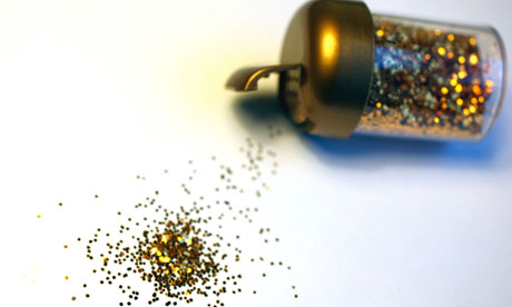 Gold glitter