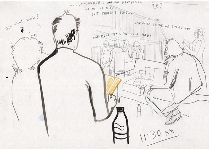 Old Vic 24 Hour Musicals: Illustration by Tim King