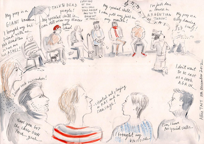 Old Vic 24 Hour Musicals: Illustration by Alice Wright