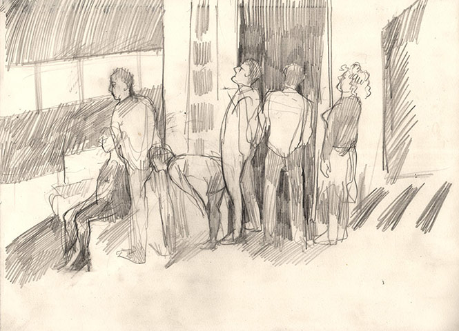 Old Vic 24 Hour Musicals: Illustration by Phoebe Stannard