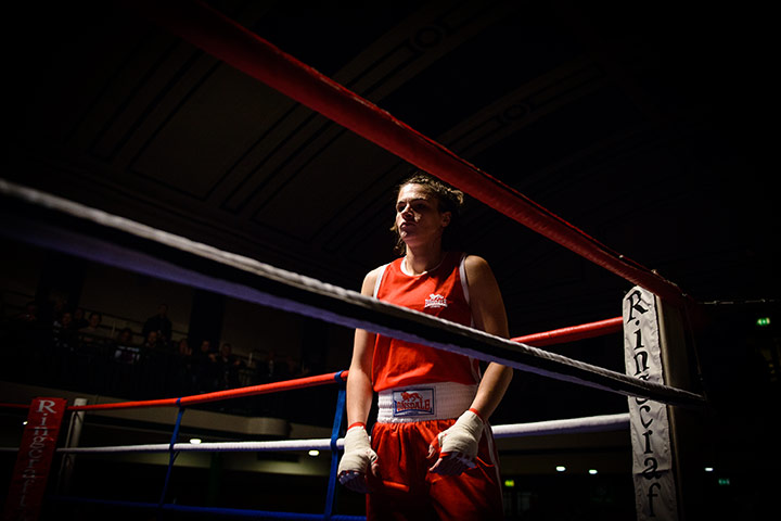 Lucy Fry gallery: With the preperation all done, Lucy gets ready to take on her opponent