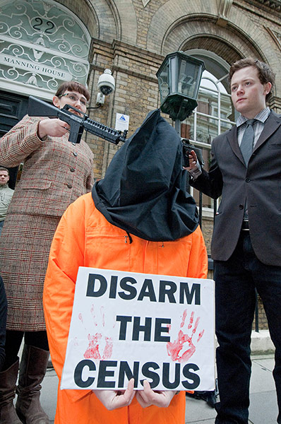 UK census: 2011 census protest