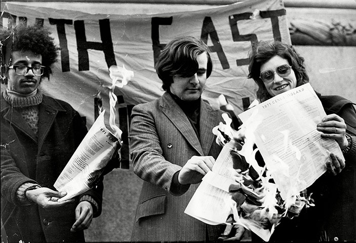 UK census: 1971 census protest