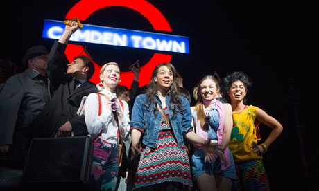 Actors rehearse in Viva Forever!, written by Jennifer Saunders