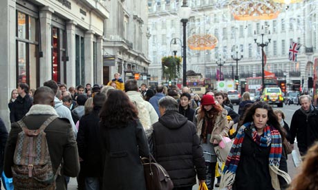 west end christmas shopping boom