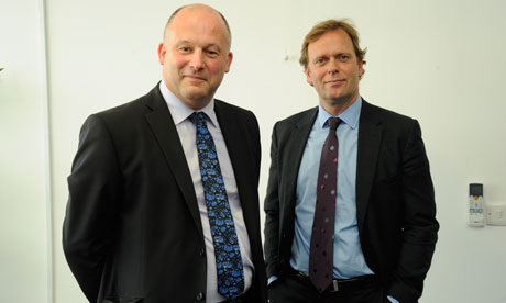 Chief executives Julian Wain (left) and Simon Downing (right).