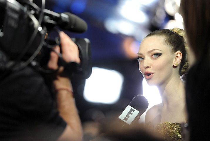 24 hours in pictures: Amanda Seyfried attends the premiere for 