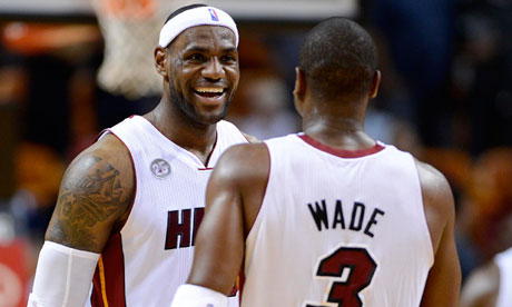 James Miami Heats on Lebron James And Dwyane Wade Make Miami Heat Too Hot For Hawks   Sport