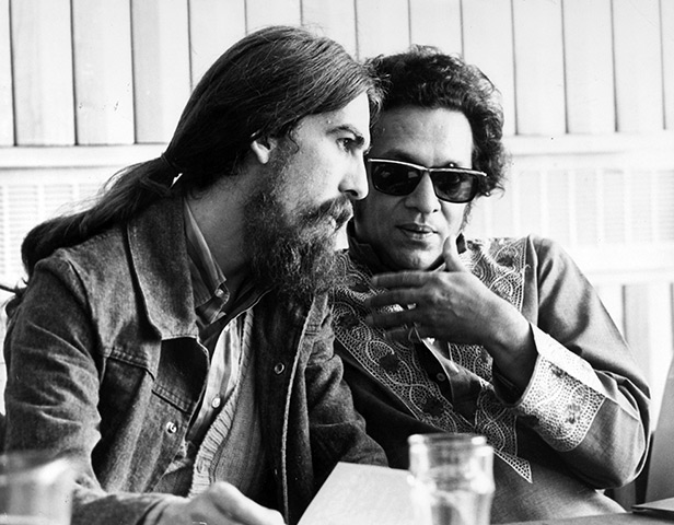Ravi Shankar: 1970's: Ravi Shankar with Beatle George Harrison