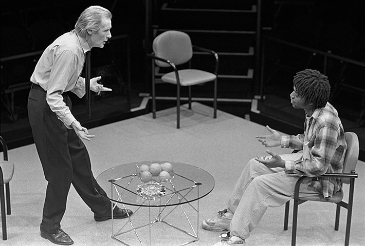 Douglas Jeffery additions: Robert (Bill Nighy) and Chris (Chiwetel Ejiofor) in Blue/ Orange