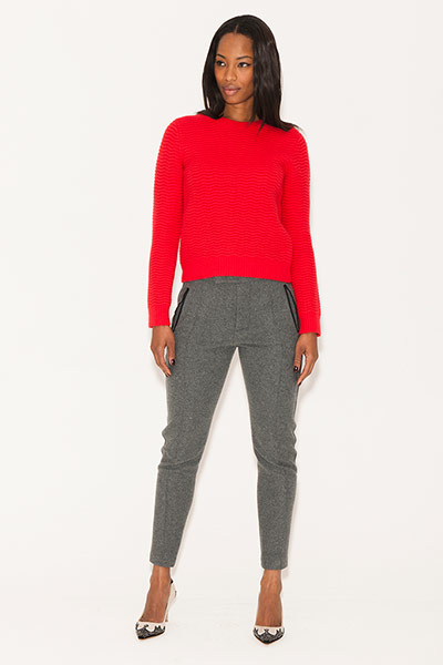 All Ages: Red: Betsie wears jumper, £269, Laurence Dolige at Fenwick, fenwick.co.uk. 