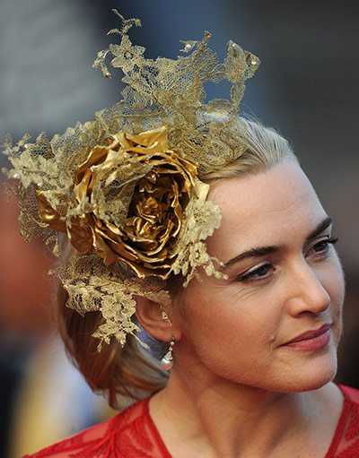A lighter look: actor Kate Winslet attends the Hong Kong international races