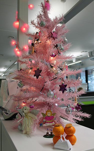 HEtree: bath uni xmas tree