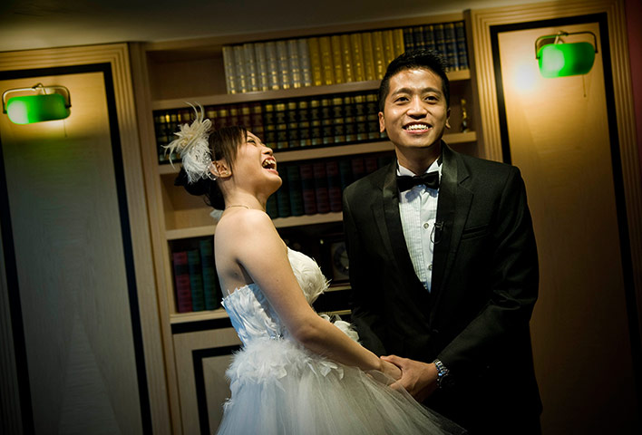December 12 2012: China-hong Kong-wedding Boom