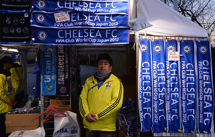 Chelsea v Monterrey: Merchandise stand