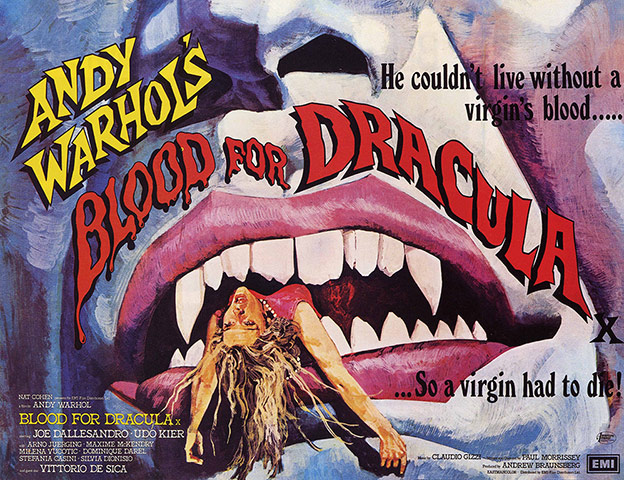 Dracula: Andy Warhol's Blood For Dracula poster