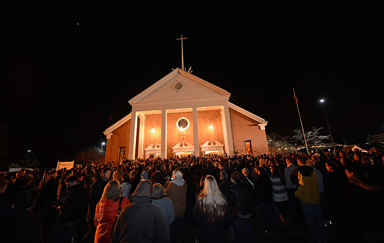Sandy Hook aftermath: St Rose Church
