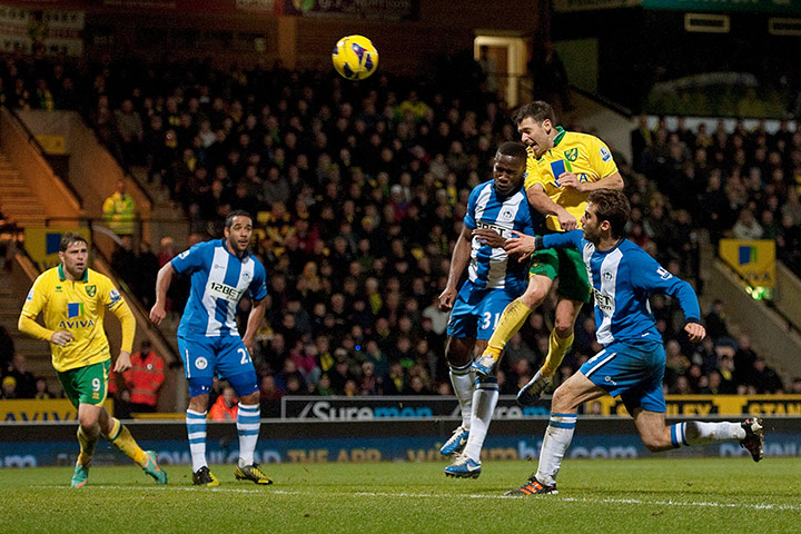 footy: Norwich City v Wigan Athletic - Barclays Premier League
