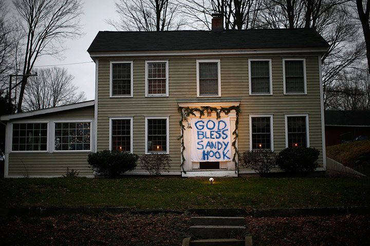 Sandy Hook: A house near the Sandy Hook Elementary School